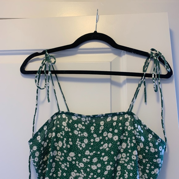 ZAFUL Ditsy Print Tie Shoulder Sleeveless Dress💕 - Picture 3 of 6